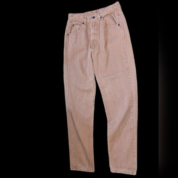 Calvin Klein 80s vintage tan jeans size 6 - Picture 3 of 12